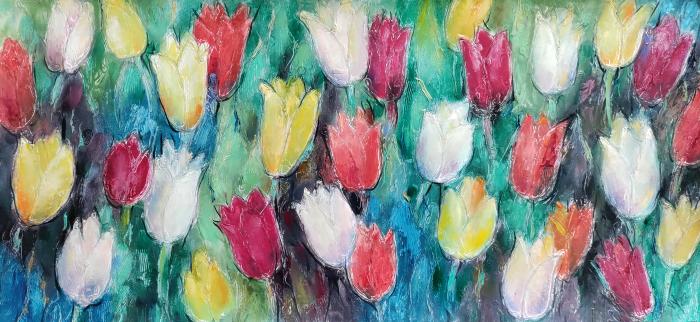 Spring Tulip Painting