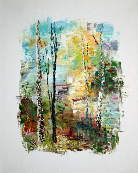 In Summer Forest Painting