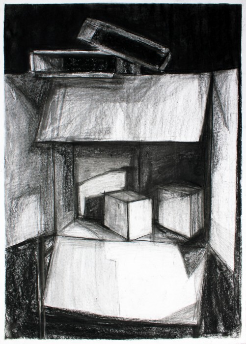 Still Life With Boxes Painting