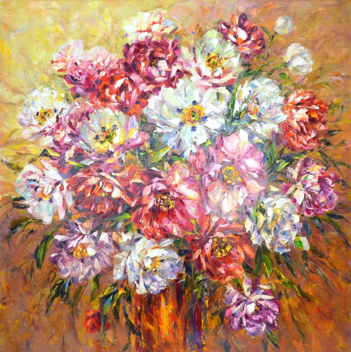 Bouquet. Painting