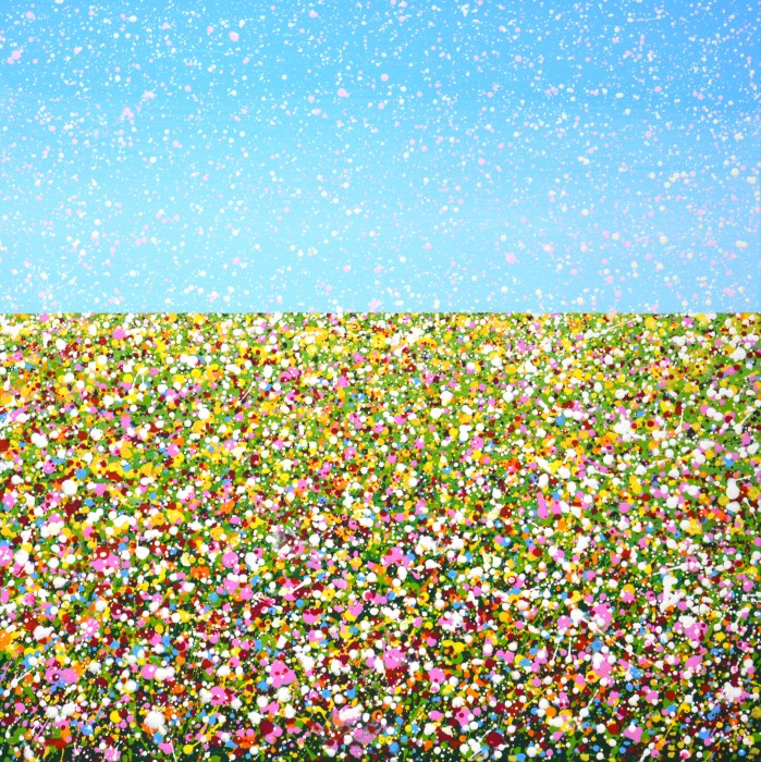 Summer. Flower Field 10. Painting