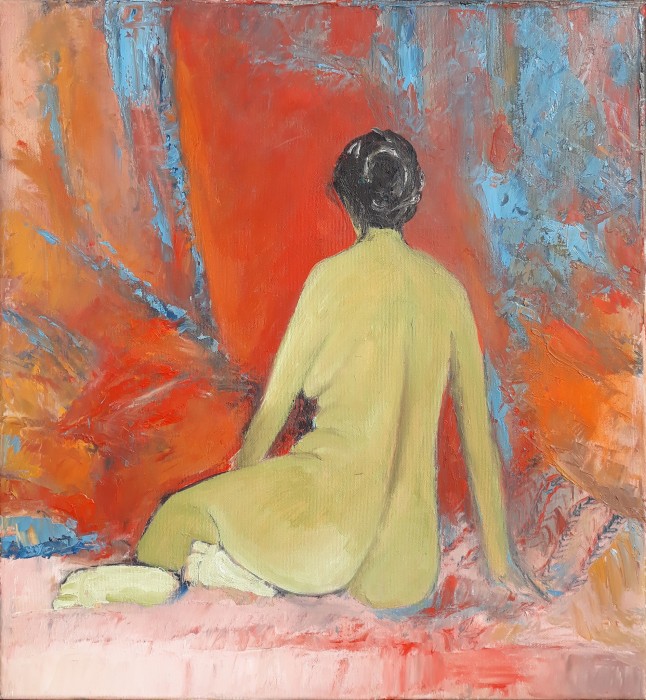 Seated Nude Painting