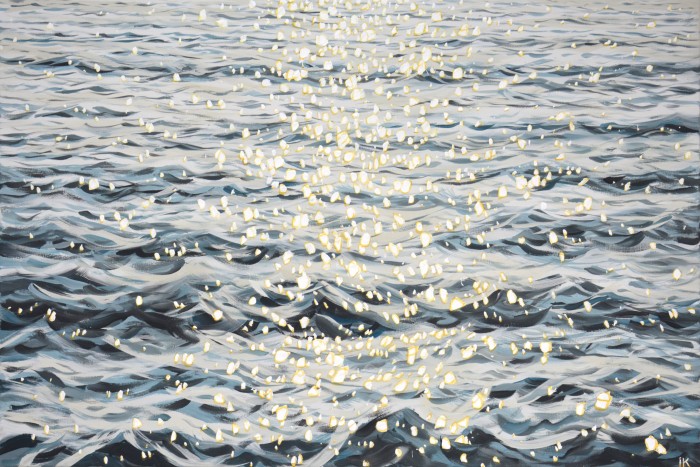 Pacific Ocean. Light. Painting