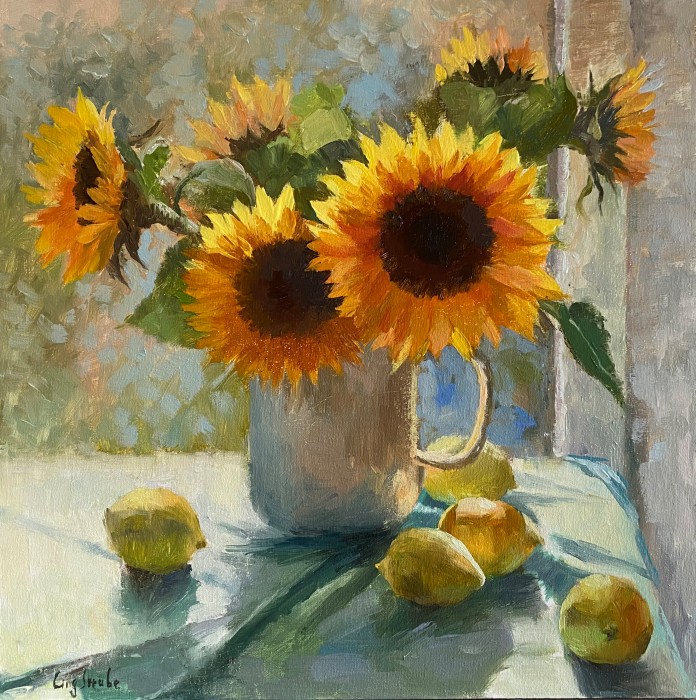 Sunflower Bouquet -3 Painting