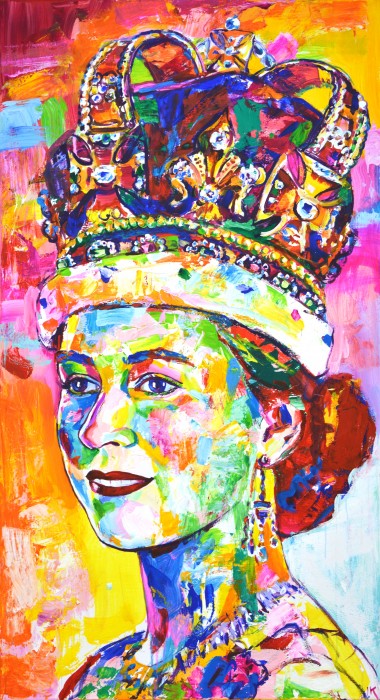 Queen Elizabeth Ii. Painting
