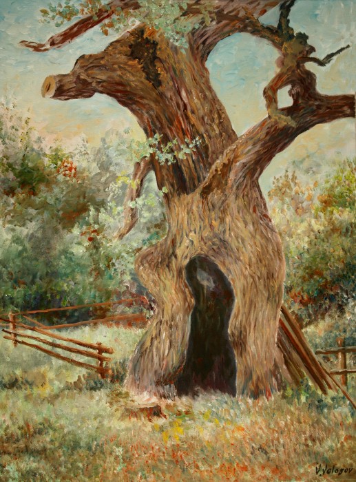 Old Oak Painting