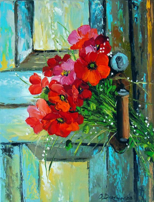 Bouquet Of Poppies For Your Beloved Painting