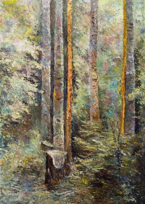 Clearing In The Forest Painting