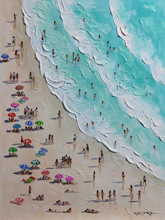 Summer beach23 Painting