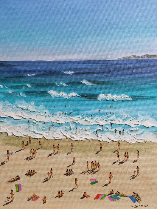 Summer beach27 Painting
