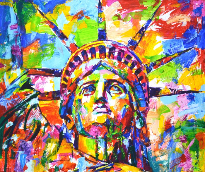 Statue Of Liberty 3. Painting