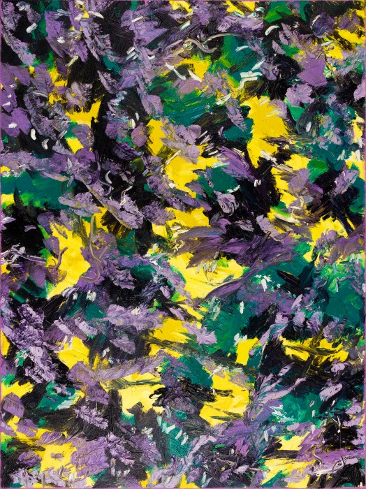 Violet And Yellow Painting