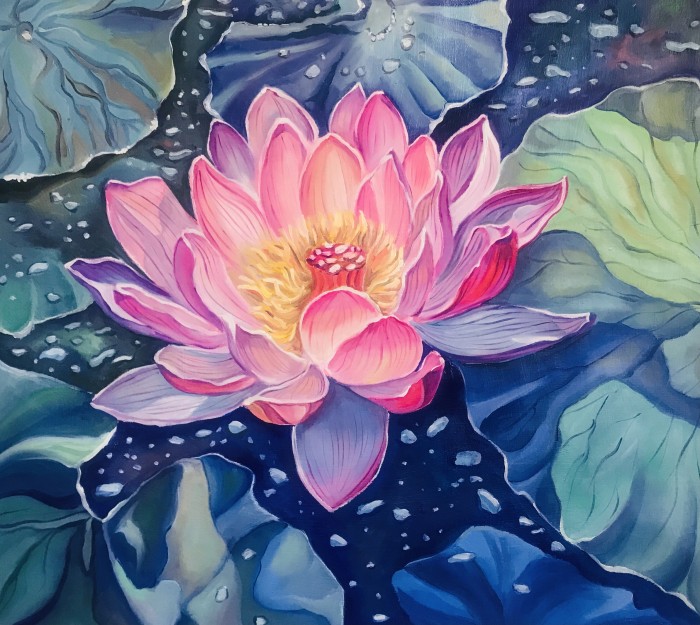 Magic Lotus Painting