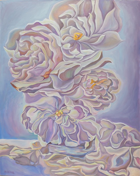 Pearl Flowers Painting