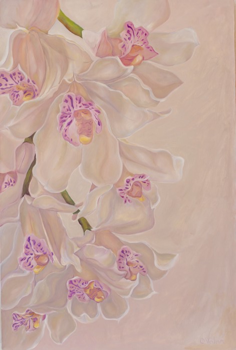 Gentle Orchids Painting