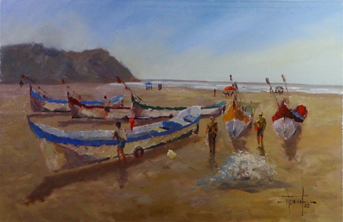 Prainha - Barcos Painting
