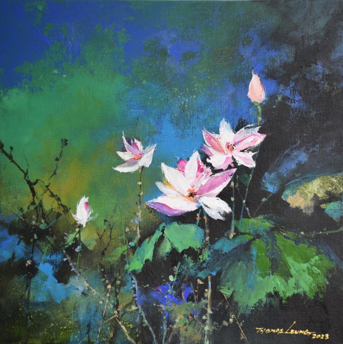 Summer Lotus Painting