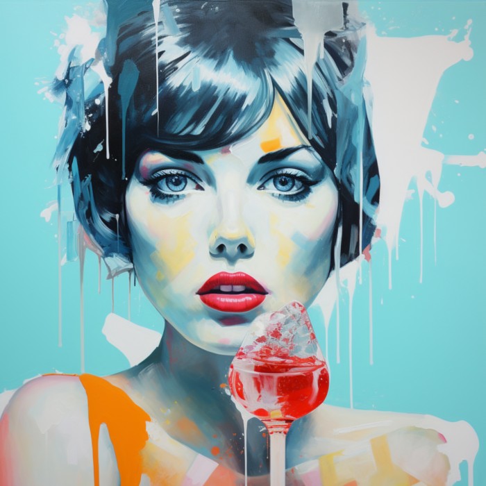 Ice Lolly Woman Painting
