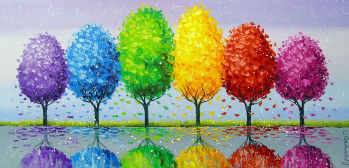 Each Tree Has A Bright Character Trait Painting