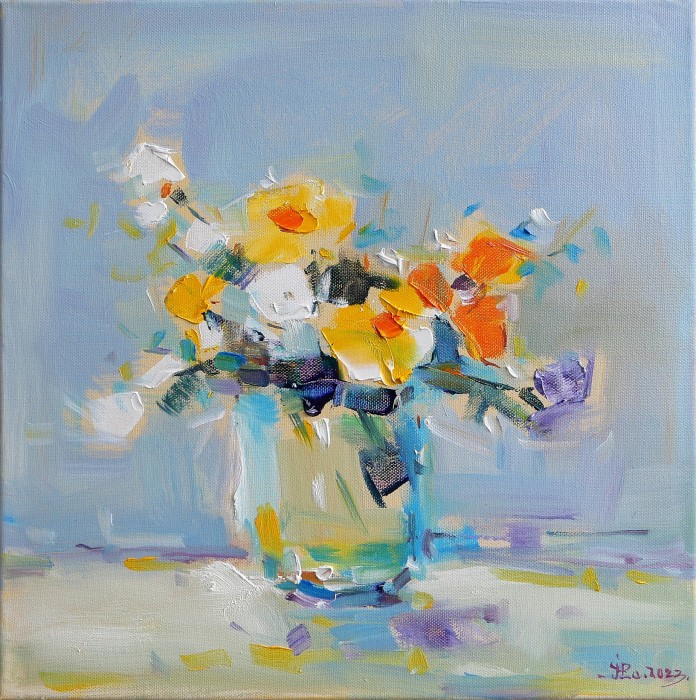 Yellow Flowers Painting